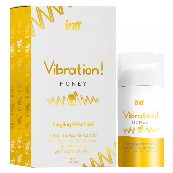 Intt Vibration! - vloeibare vibrator - honing (15 ml)
