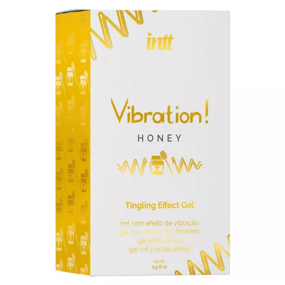 Intt Vibration! - vloeibare vibrator - honing (15 ml)