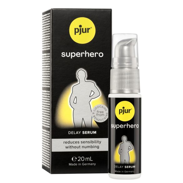 Pjur Superhero - glijmiddel vertraagde zaadlozing - serum - 20ml