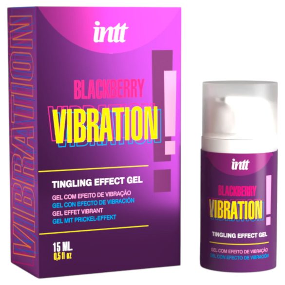 Intt Vibration! - vloeibare vibrator - braam (15ml)