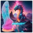 Beasty Cocks - dildo set met glijmiddel - mystiek design