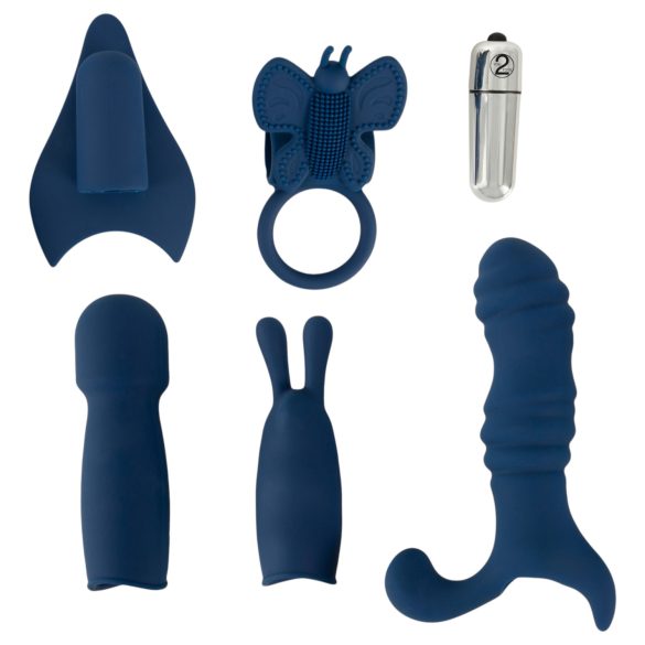Magic Shiver - vibrator set (blauw)