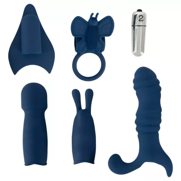 Magic Shiver - vibrator set - blauw