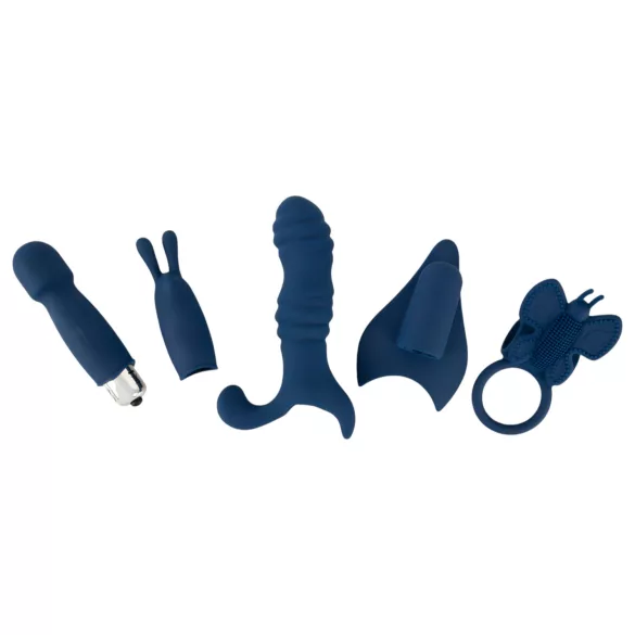 Magic Shiver - vibrator set - blauw