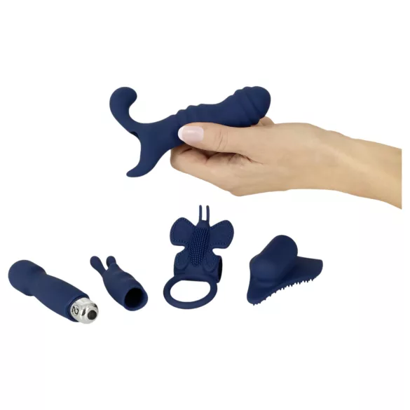 Magic Shiver - vibrator set - blauw