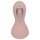 Lonely - oplaadbare, waterdichte zuig- en likvibrator voor de tepels (roze)