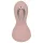 Lonely - oplaadbare tepel vibrator met zuig- en likfunctie - waterdicht - roze