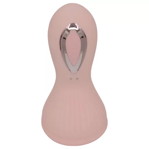 Lonely - oplaadbare tepel vibrator met zuig- en likfunctie - waterdicht - roze