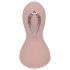 Lonely - oplaadbare, waterdichte zuig- en likvibrator voor de tepels (roze)