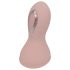 Lonely - oplaadbare, waterdichte zuig- en likvibrator voor de tepels (roze)
