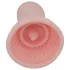 Lonely - oplaadbare tepel vibrator met zuig- en likfunctie - waterdicht - roze