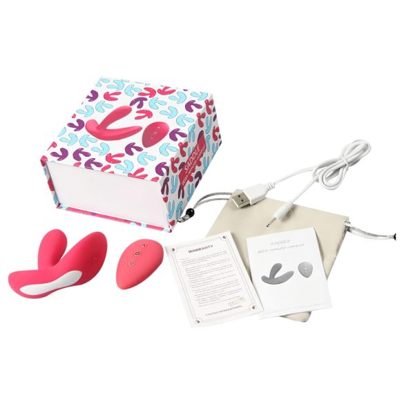 Cotoxo Saddle - afstandsbediening prostaat vibrator (rood)