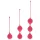 Cotoxo Belle - Geishaballen set - 3-delig - Rood