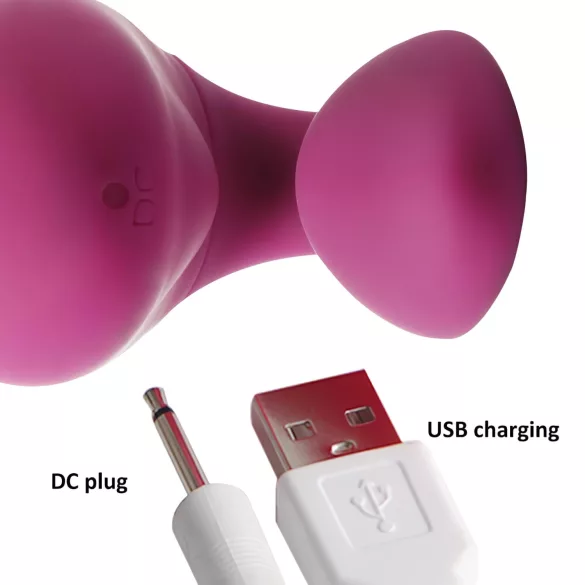 Cotoxo Cupid 2 - afstandsbediening partner vibrator - paars