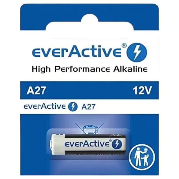 12V-batterij (27A, MN27) voor afstandsbediening (1 stuks)