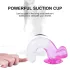 Sunfo - dildo met zuignap en balls - 22cm - transparant paars