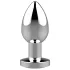 Sunfo - anaal vibrator met afstandsbediening - oplaadbaar - zilver