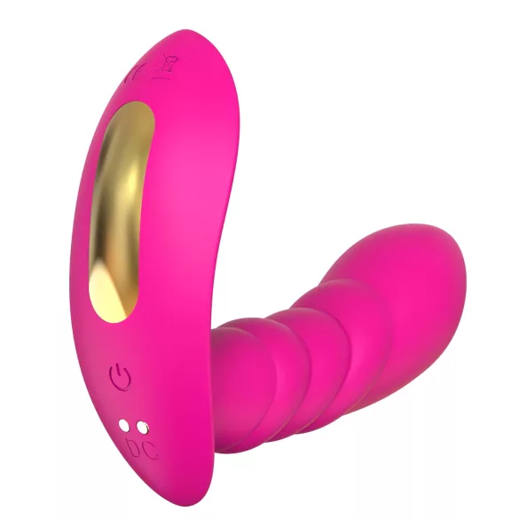 Sunfo - App-gestuurde opzetbare vibrator (roze)