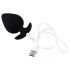 LP Spade - slimme, oplaadbare, waterdichte anale vibrator (zwart)