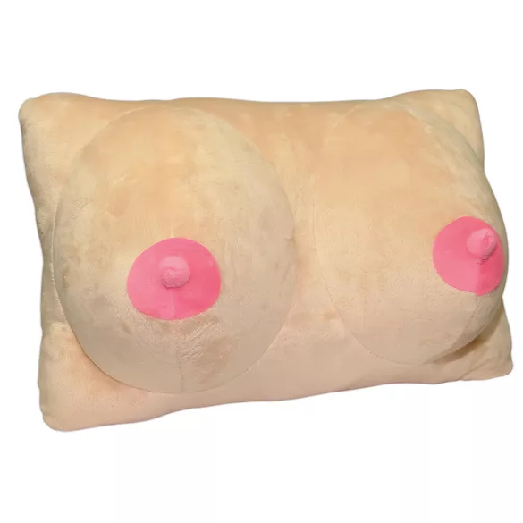 Plushies - Borstvormig kussen - Zacht pluche - Roze