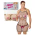 Erotisch cadeau keukenschort (met pluchen borsten)