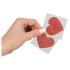 Glanzende tepelsticker - hart