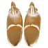 Gouden Slippertjes met Speels Ontwerp