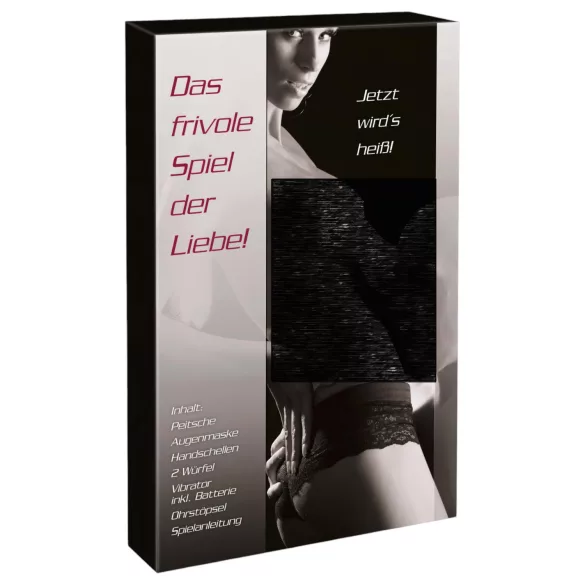Das FRIVOLE - bondage spel voor koppels - met accessoire - Duits