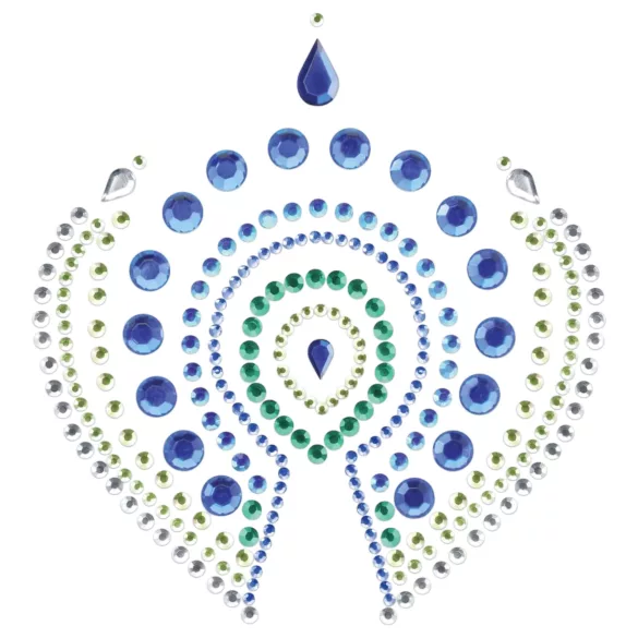 Stralende Diamanten Intiem Sieradenset - 3-delig (blauw)