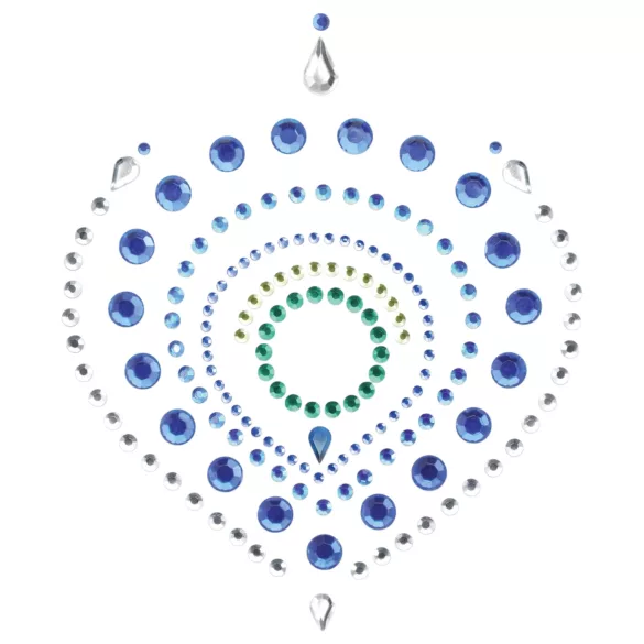 Stralende Diamanten Intiem Sieradenset - 3-delig (blauw)