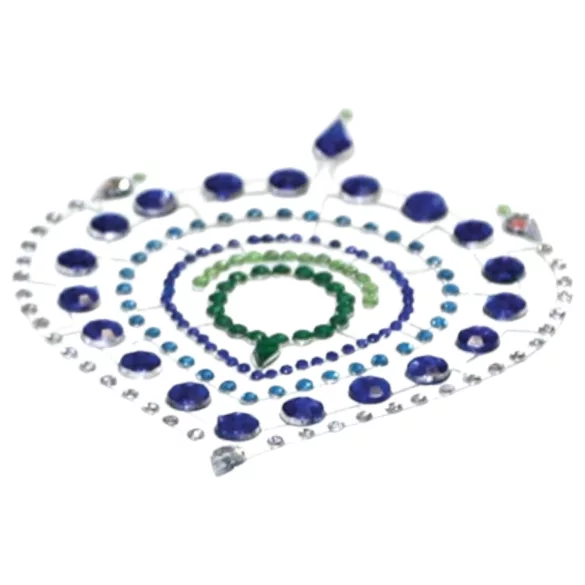 Stralende Diamanten Intiem Sieradenset - 3-delig (blauw)