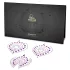 Set intieme sieraden met glinsterende diamanten - 3-delig (roze-paars)