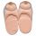 Pluche pantoffels naturel - borstvormig