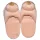 Pluche pantoffels naturel - borstvormig (maat 42-44)