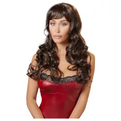 Cottelli - pruik - golvend haar - bruin