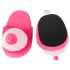 Pluche pantoffels roze - borstvormig