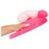 Pluche pantoffel roze - in de vorm van een penis