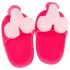 Pluche penis pantoffels - roze