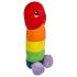 Pluche piemel - 30 cm (regenboog)