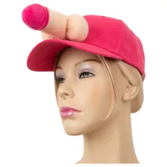 Pluche - grappige muts met penis - zacht - one size