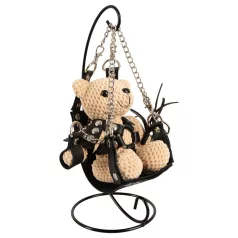 Bad Kitty - bondage teddybeer met schommel - pluche