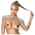Bad Kitty - schouderversiering met kettingen (zilver)