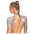 Bad Kitty - schouderversiering met kettingen (zilver)