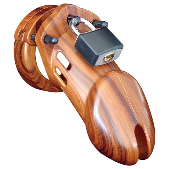 CB-6000 - luxe houten peniskooi met slot