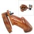 CB-6000 - luxe houten peniskooi met slot