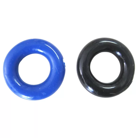Pulselock Cirkl - TPE-penisringenset, 3 stuks (zwart)