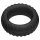 Pulselock Forge - siliconen penisring met bandenprofiel (zwart) - 30 mm
