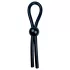 Pulselock Forge - verstelbare lasso siliconen penisring (zwart)