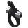 Pulselock Vantr - vibrerende konijnen-penisring (zwart) - 30 mm