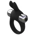 Pulselock Vantr - vibrerende konijnen-penisring (zwart) - 30 mm